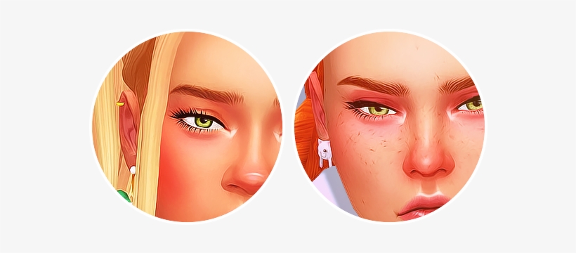 Hi💗 I Was Wondering Whose Eyebrows Are You Usually - Sims 4 Nose Highlight, transparent png download
