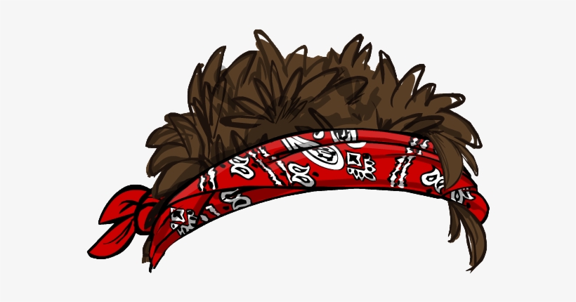 G Billy Hair And Bandana Clothing Icon Id 1275 - Bandana Png, transparent png download