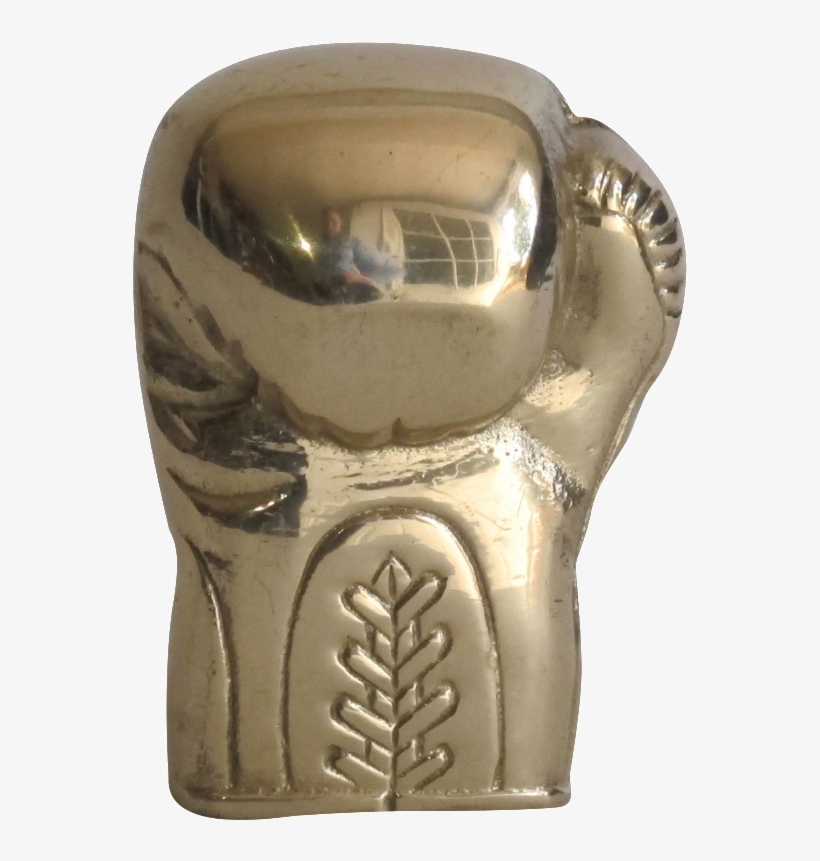 Brass Boxing Glove On Chairish - Boxing, transparent png download