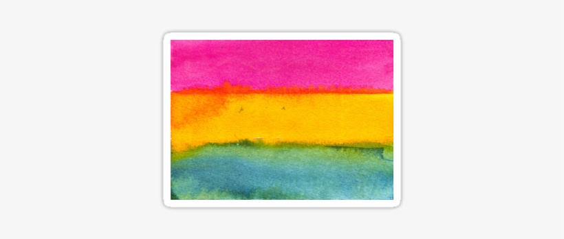 Watercolor Pansexual Pride Flag By Sadiesavesit - Pan Sexual Flag Phone Background, transparent png download