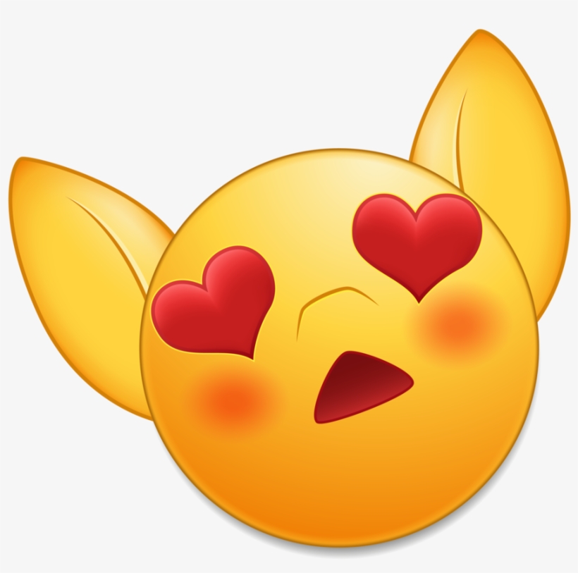 An-m, Blushing, Emoji, Head, Heart, Heart Eyes, Open - Smiley, transparent png download