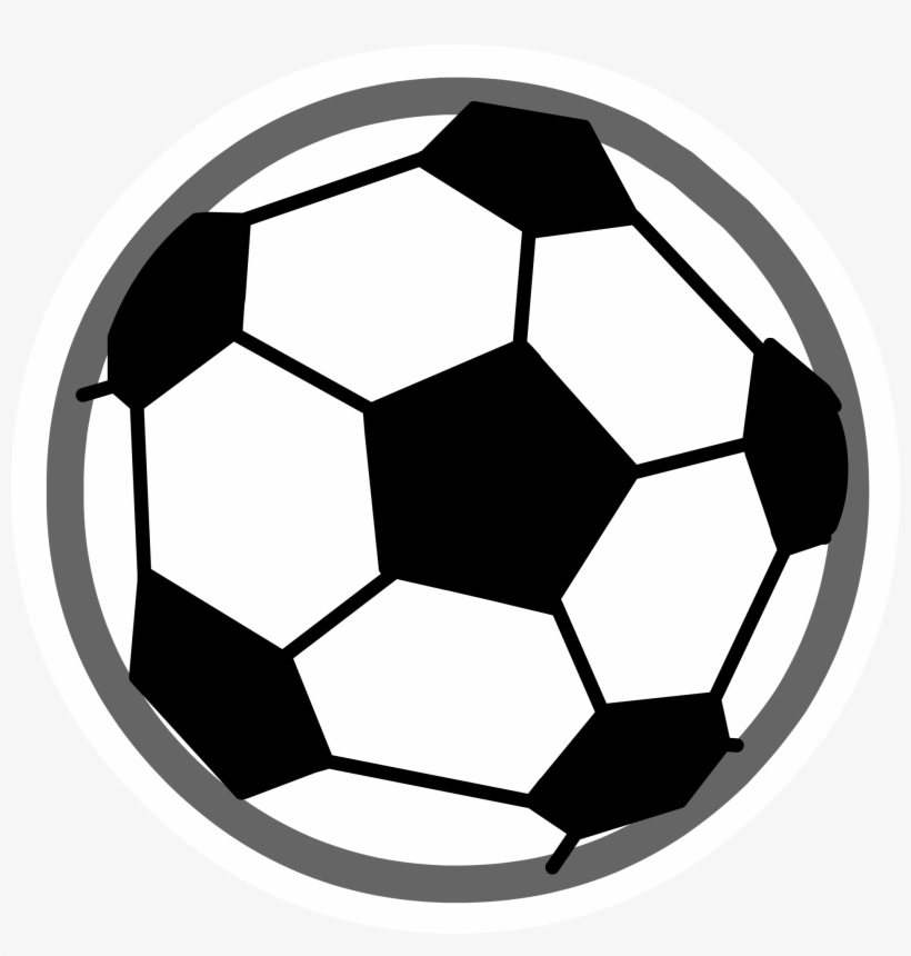 Soccer Ball Pin June 29, - Club Penguin Soccer Ball, transparent png download
