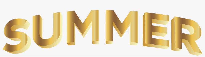 Summer Gold Png Clip Art - Graphic Design, transparent png download