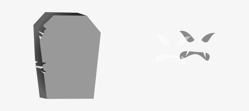 Halloween Tombstone No Face Clip Art At Clipart Library - Free Grave Stone Png, transparent png download