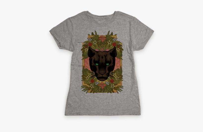 Lurking Panther Womens T-shirt - Pizza T Shirt, transparent png download