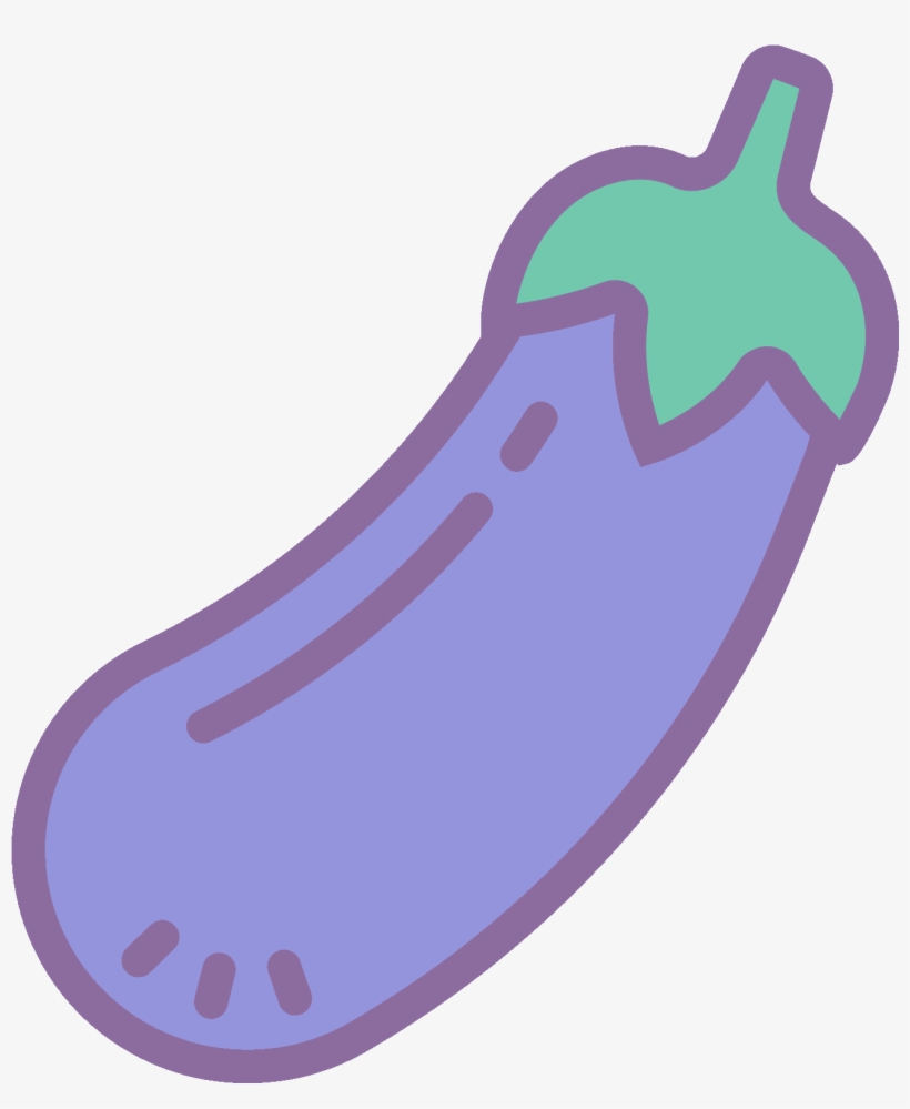 It's A Logo Of An Eggplant - Bakłażan Png, transparent png download