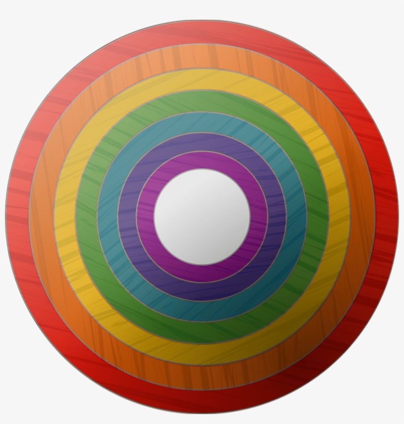 Rainbow Target - Bandera Lgbt Circulo Png, transparent png download