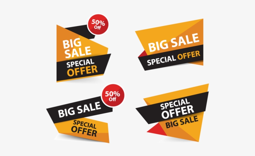 Colorful Shopping Sale Banner - Label, transparent png download