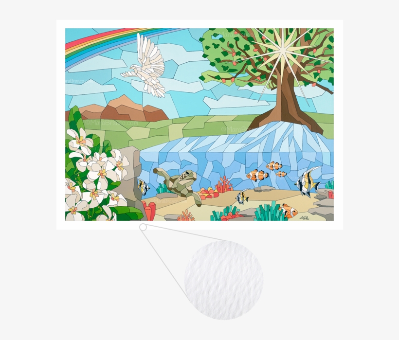 Large Print "crystal River" $1600 - Painting, transparent png download