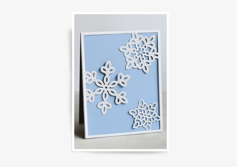 Shimmer Snowflake Frame Layer B - Art Paper, transparent png download