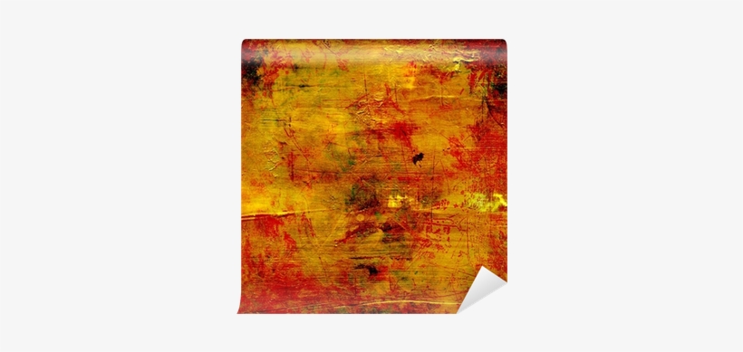 Red Gold Grunge Texture - Red And Gold Grunge, transparent png download
