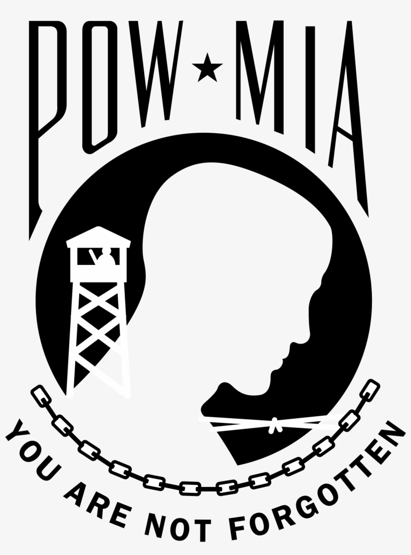 Pow Mia Logo Png Transparent - Pow Mia Logo Svg, transparent png download