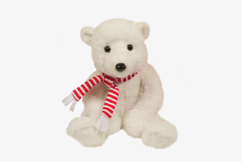 Sold Out Douglas Miki Holiday Polar Bear Small - Polar Bear Plush Png, transparent png download