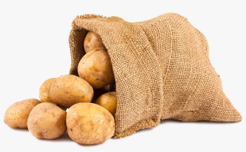 French Fries Baked Potato Gunny Sack Mashed Potato - Bag Of Potatoes Png, transparent png download