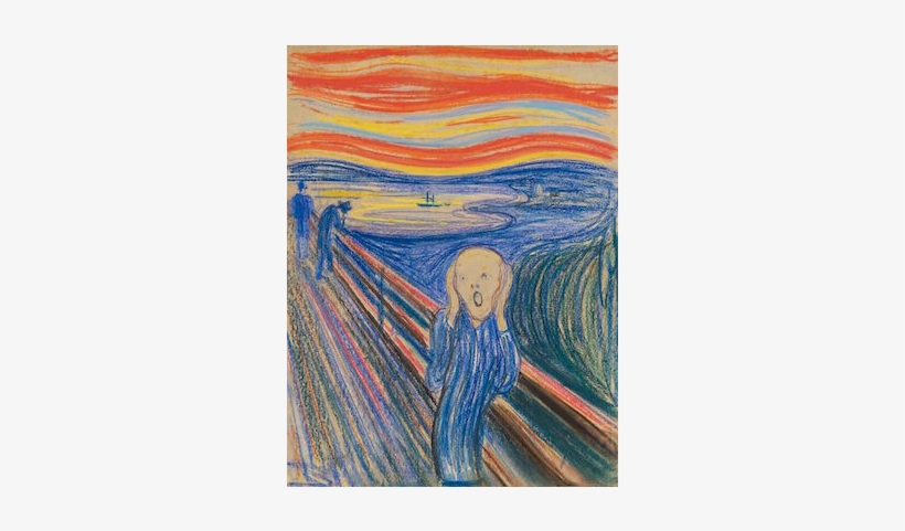 The Scream - Scream Pastel Version, transparent png download