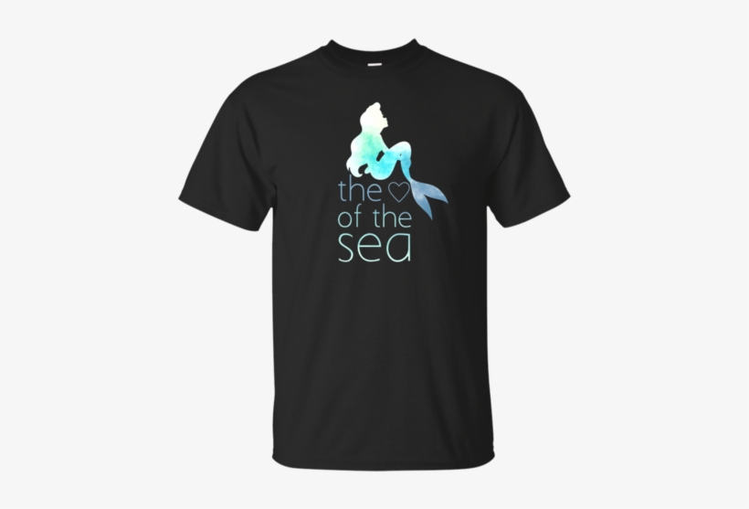 Disney Little Mermaid Heart Of The Sea Watercolor T-shirt - Zombie-outbreak-response-team Tanks, transparent png download