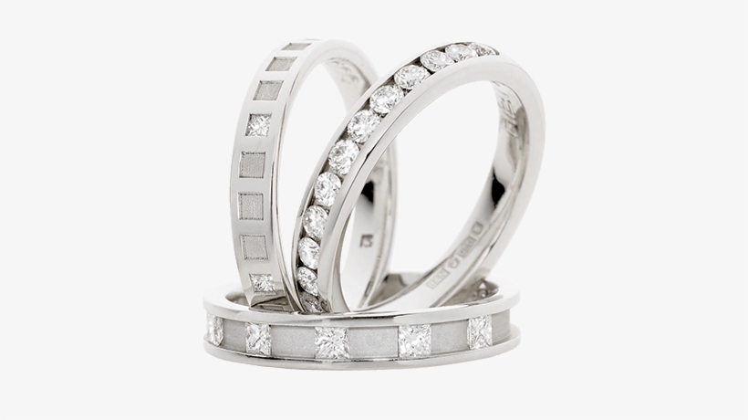 Her Wedding Rings - Brown And Newirth Mens Diamond Wedding Ring Prices, transparent png download