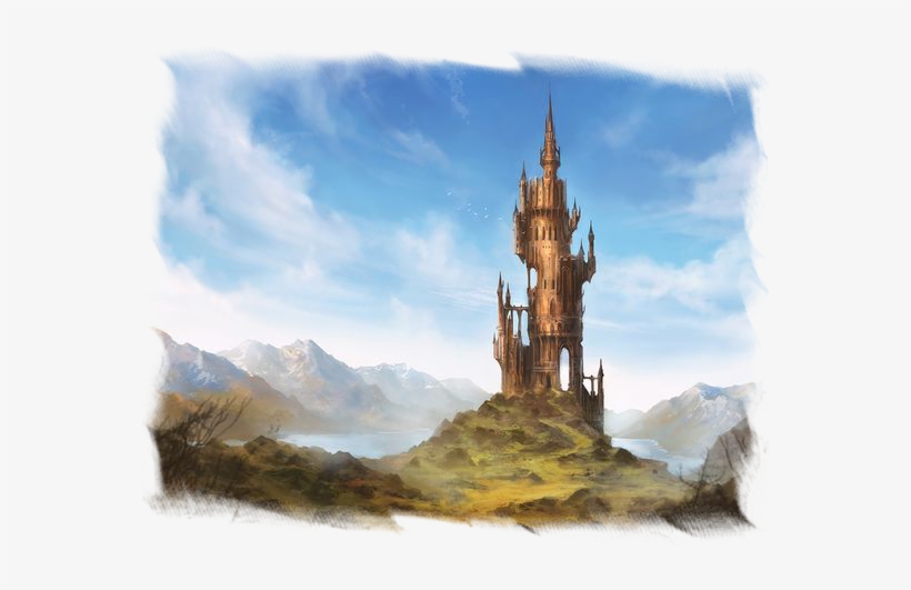From The Battlefield, I Spotted A Distant Spire Which - Deviantart, transparent png download