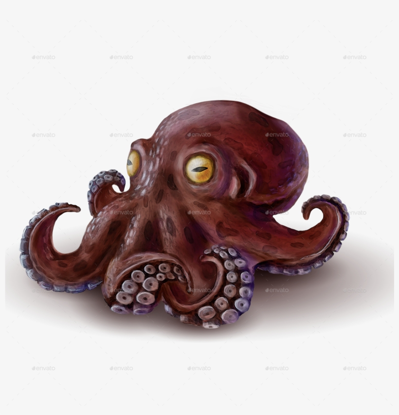 Octopus Octopus - Giant Octopus Transparent Background, transparent png download