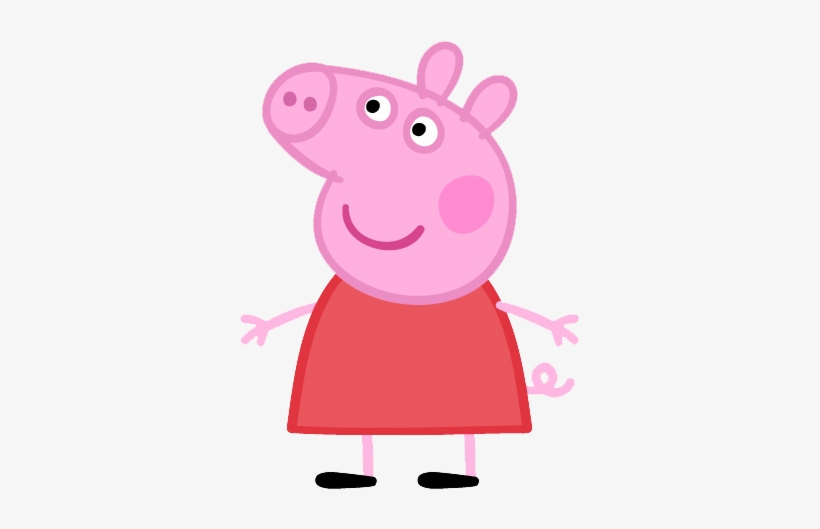 Peppa Pig - Peppa Pig - Peppa Cardboard Cut Out Standee, transparent png download
