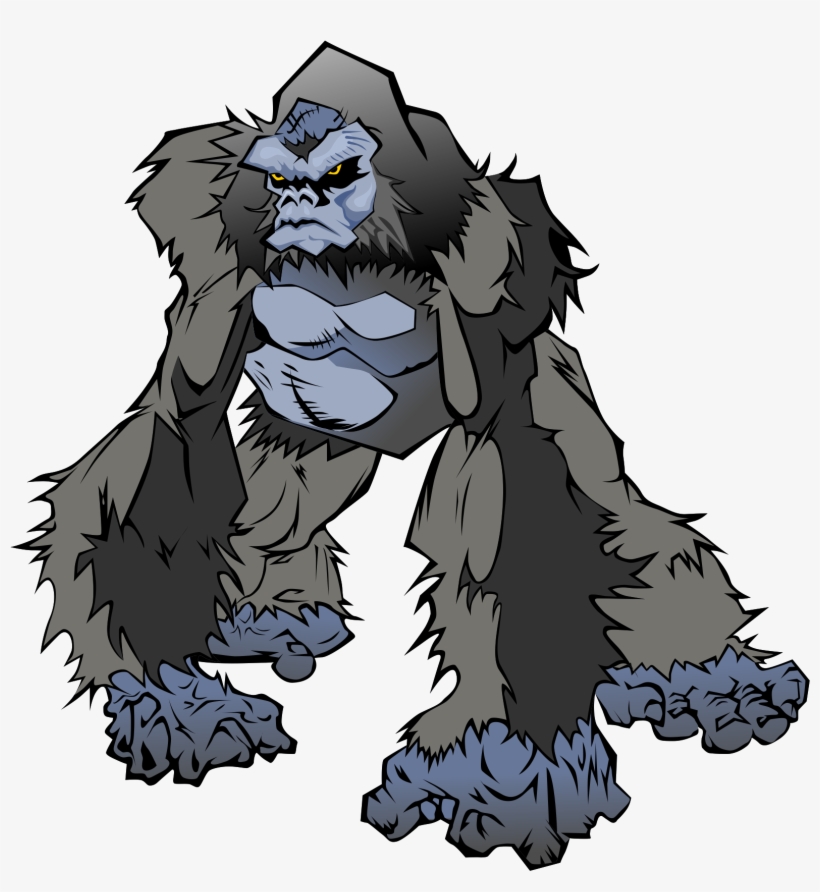 Gorilla Clipart - Gorilla Drawing, transparent png download