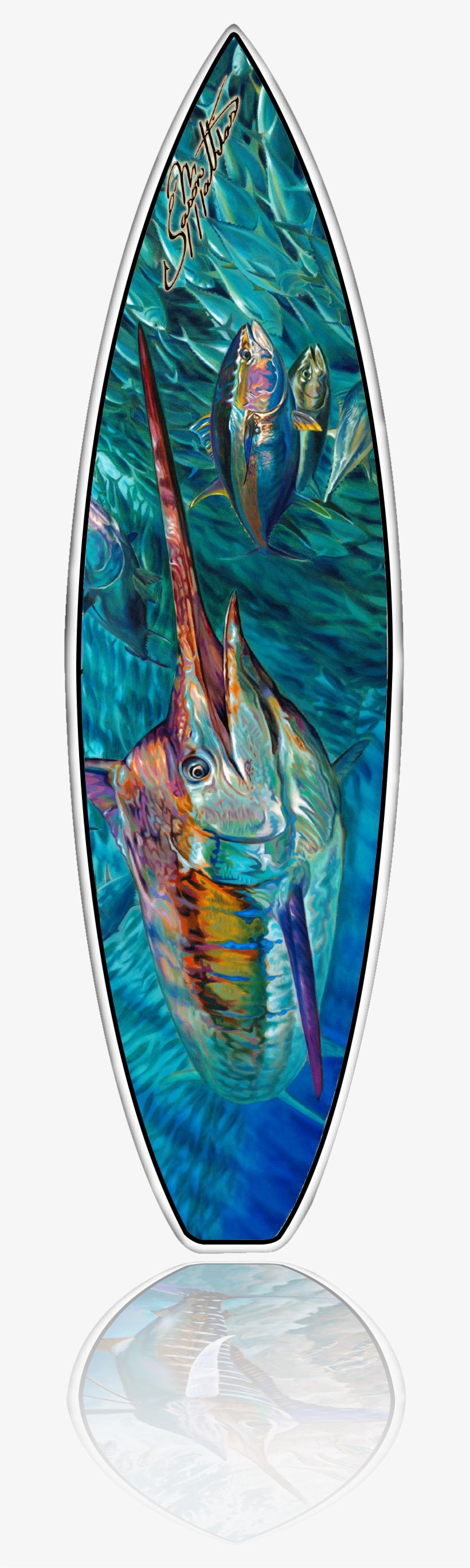 Blue Surfboard Png Png Free Library - Surfboard Transparent, transparent png download