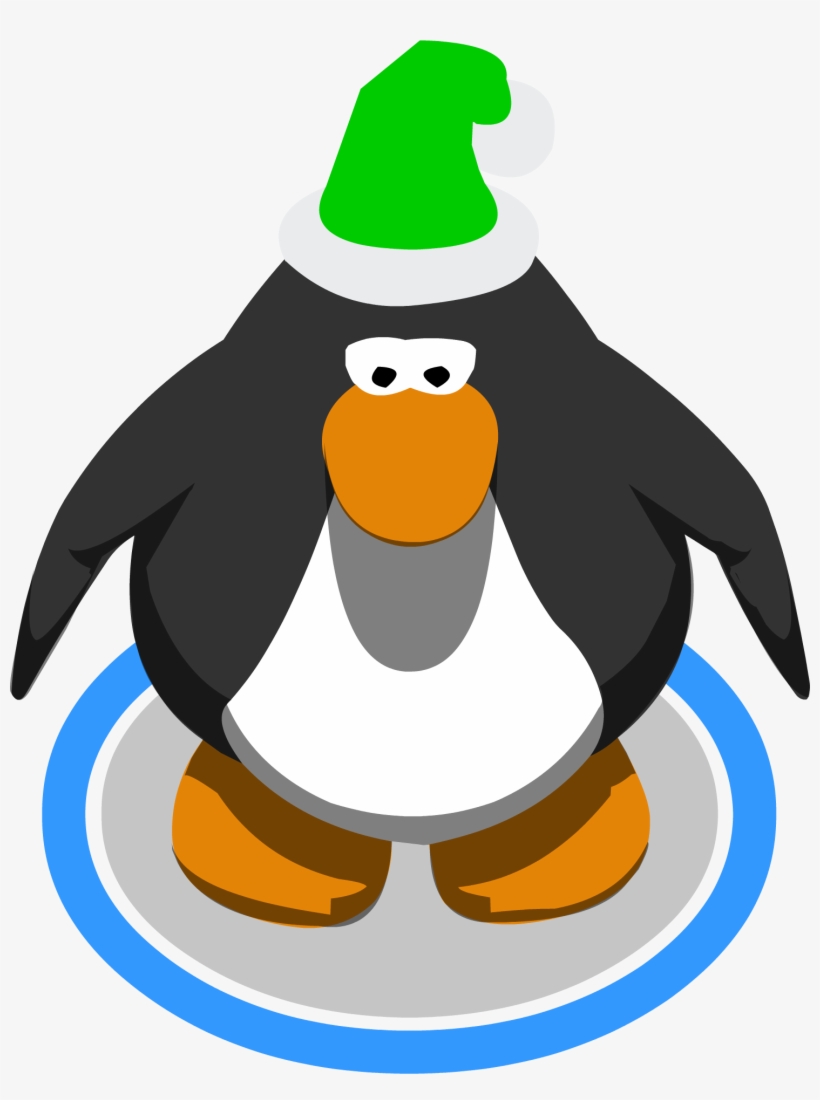 Elf Hat Ingame - Shamrock Club Penguin, transparent png download