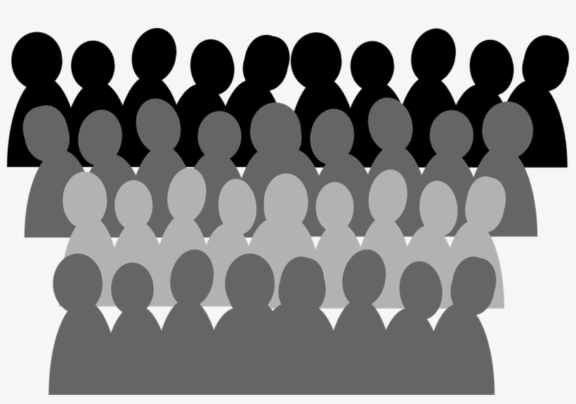 Crowd Mass Auditorium People Demonstration - Auditorio Png, transparent png download