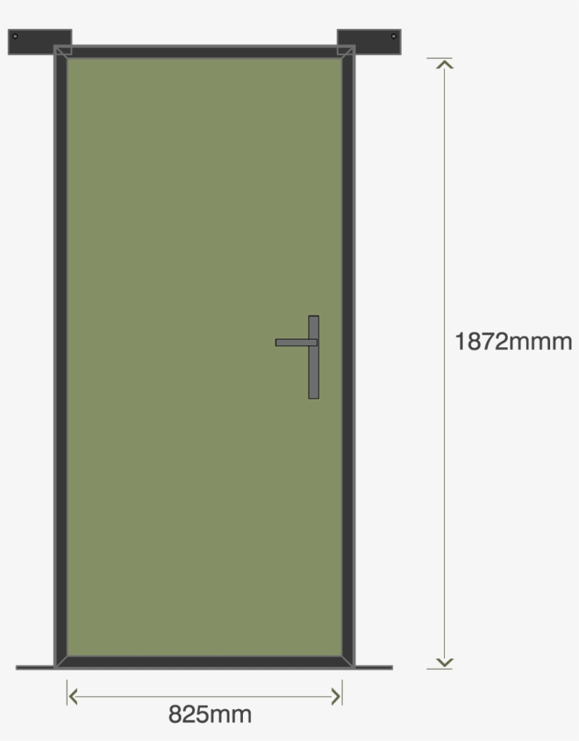 Large Access Door Sizes - Door, transparent png download