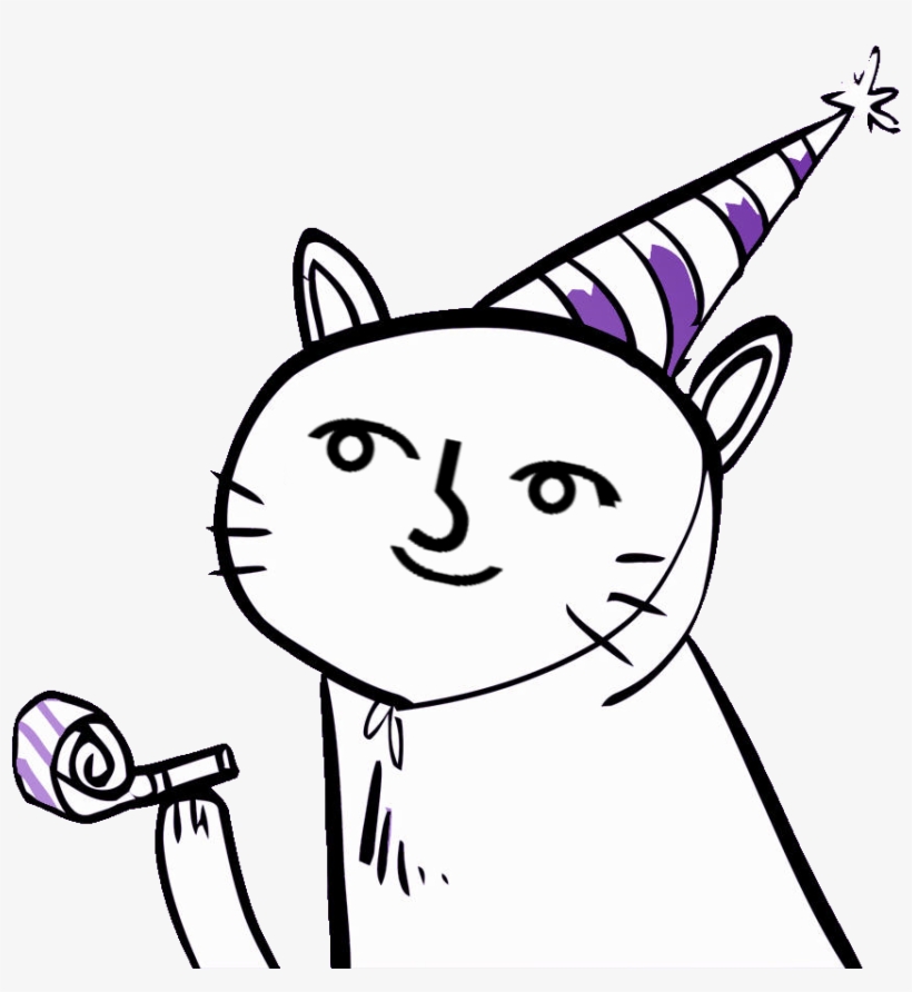 [ Img] - Pty Cat Button, transparent png download
