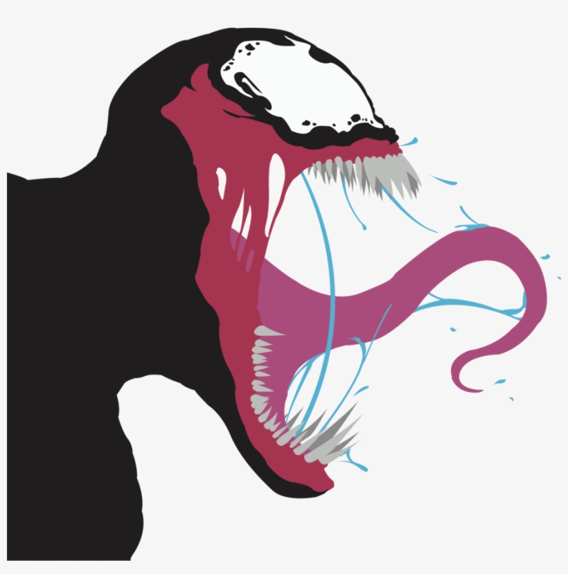 Venom Flat Design V - Venom Flat Design, transparent png download