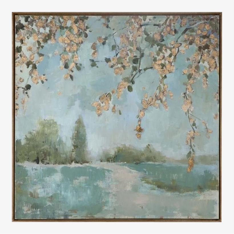 Prev - Peaceful Landscape Art, transparent png download