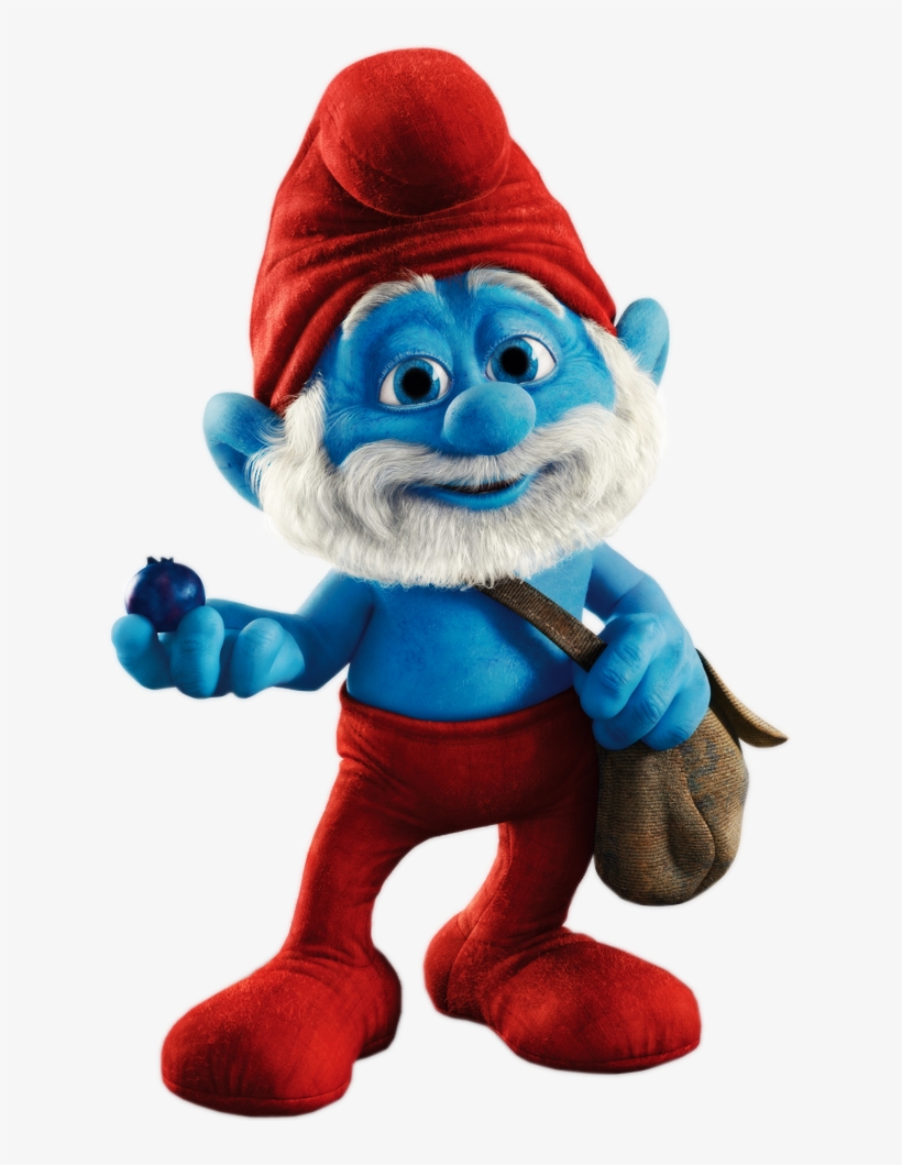 Movie Papa Smurf - Smurfs Movie, transparent png download