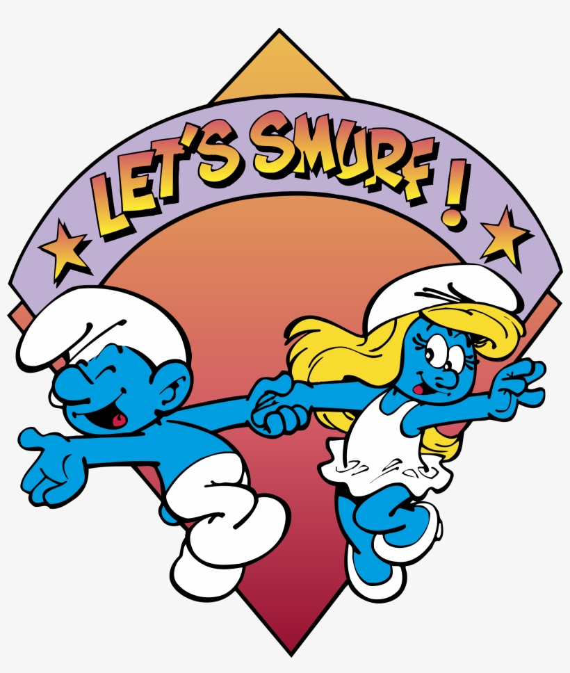 Let's Smurf Logo Png Transparent - Smurf Vector, transparent png download