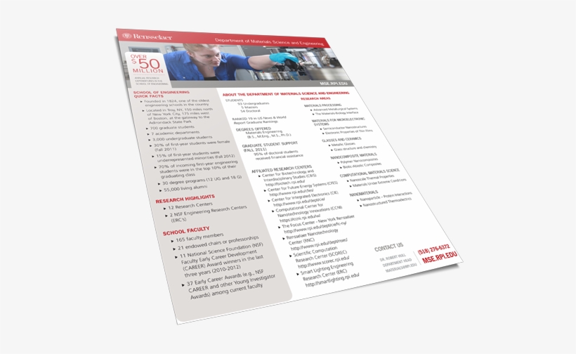 Fact Sheet Mse - Brochure, transparent png download