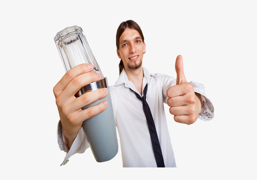 Bartender With Shaker - Cocktail, transparent png download