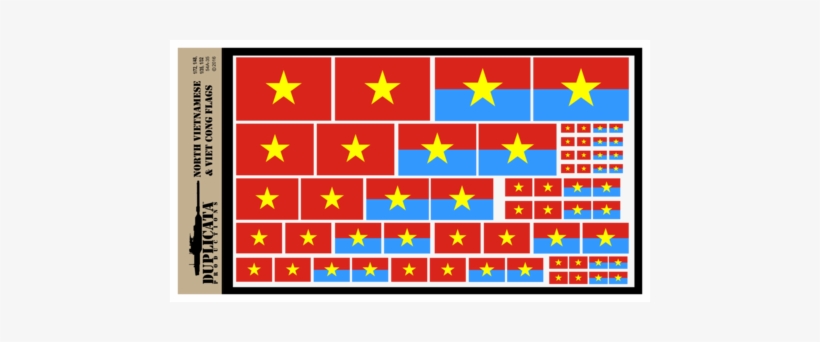 North Vietnamese And Viet Cong Flags - Viet Cong Flag, transparent png download