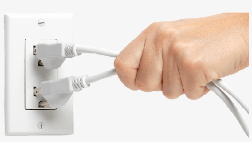 Hand Unplugging Plugs - Weird Congratulations, transparent png download