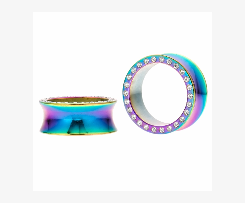 Freshtrends Cz Rimmed Titanium-plated Rainbow Tunnel - Inc Best Workplaces 2018, transparent png download