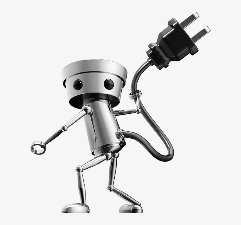 Char Chibi Plug In Hand@2x - Chibi Robo, transparent png download