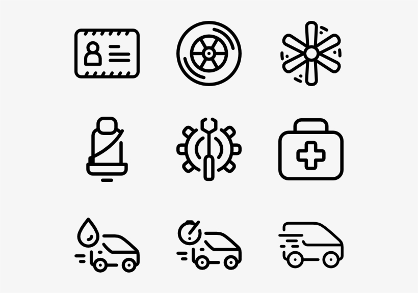 Driving - Logistic Icons, transparent png download