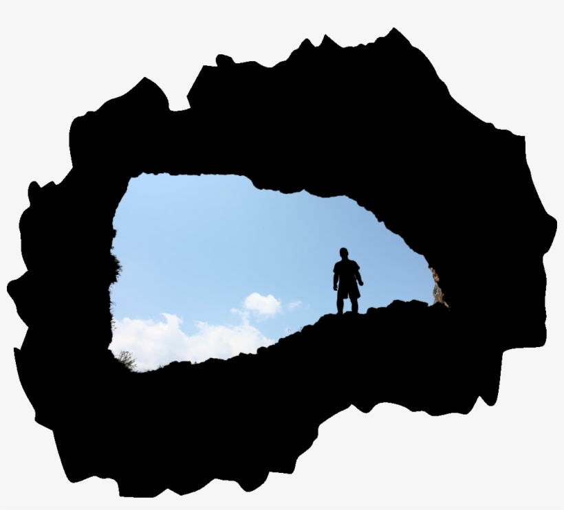 Cave And Map Of Macedonia - Cave Png, transparent png download