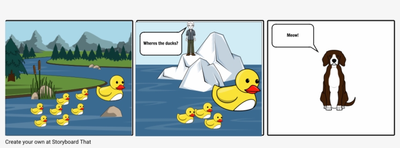 Holden Sees Ducks - Cartoon, transparent png download