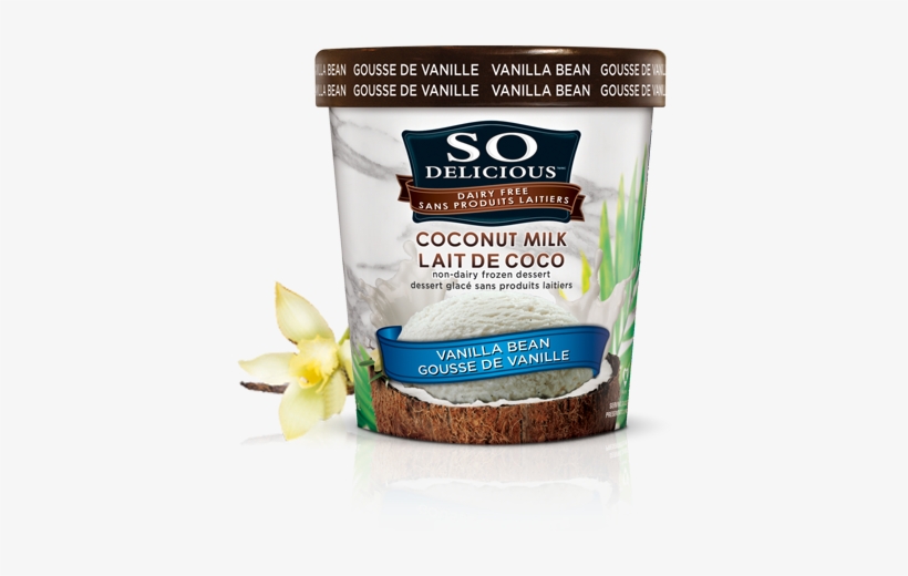 Vanilla Bean - So Delicious Coconut Ice Cream Vanilla Bean, transparent png download