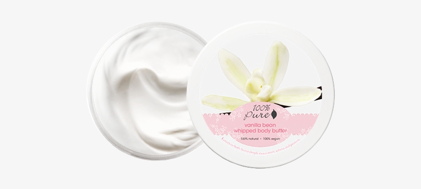 100% Pure Whipped Body Butter In Vanilla Bean - Eucalyptus Whipped Body Butter, transparent png download