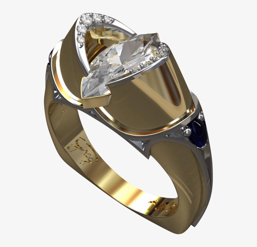 Medieval Marquis Engagement Ring - Medieval Engagement Rings, transparent png download