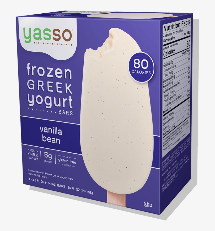 Cool Beans, It's Classic Vanilla Flavor With A Froyo - Yasso Ice Cream Nutrition Facts, transparent png download