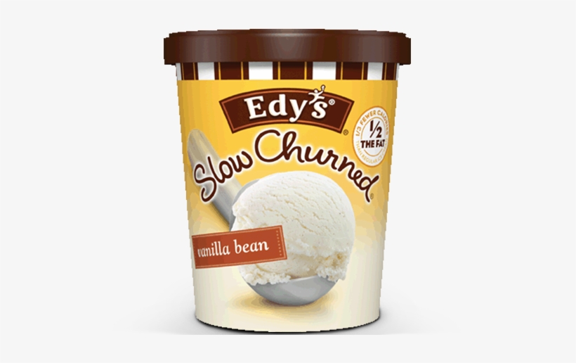 Vanilla Bean Cups - Edy's Slow Churned Cookies And Cream, transparent png download