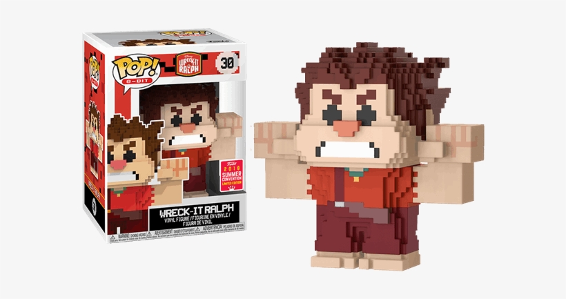 Wreck It Ralph - Wreck It Ralph 8 Bit Funko Pop, transparent png download