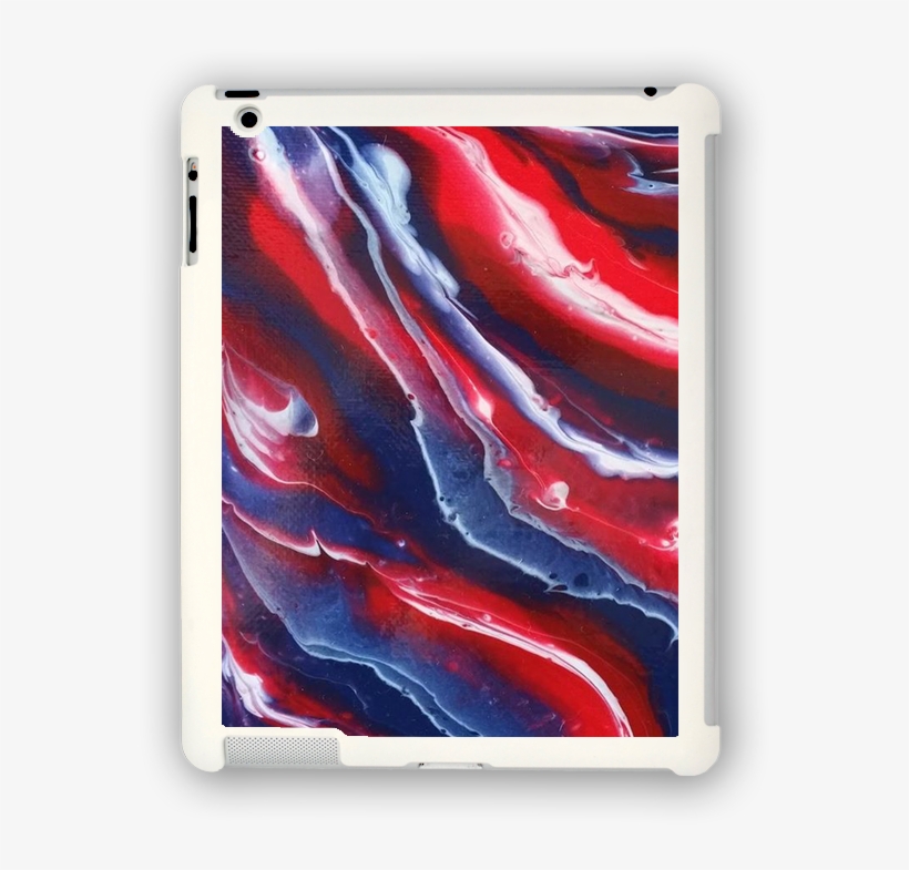 Red, White, And Bruised Ipad Case - Mobile Phone, transparent png download